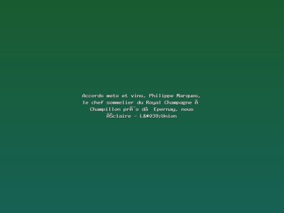 Featured: Accords mets et vins, Philippe Marques, le chef sommelier du Royal Champagne &agrave; Champillon pr&egrave;s d&rsquo;Epernay, nous &eacute;claire - L'Union