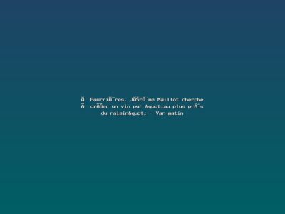 Featured: &Agrave; Pourri&egrave;res, J&eacute;r&ocirc;me Maillot cherche &agrave; cr&eacute;er un vin pur"au plus pr&egrave;s du raisin" - Var-matin