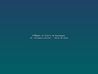 Featured: Cr&eacute;mant et Pierre de Bourgogne, l&rsquo;alliance terroir - Terre de Vins