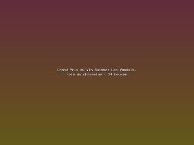 Featured: Grand Prix du Vin Suisse: Les Vaudois, rois du chasselas - 24 heures