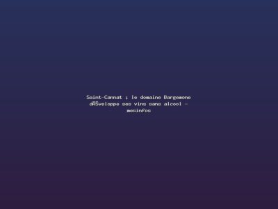 Featured: Saint-Cannat : le domaine Bargemone d&eacute;veloppe ses vins sans alcool - mesinfos