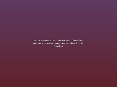 Featured: Et si Bordeaux ne faisait pas (presque) que du vin rouge avec ses raisins ? - 20 Minutes