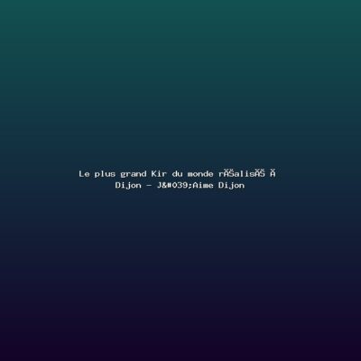 Featured: Le plus grand Kir du monde r&eacute;alis&eacute; &agrave; Dijon - J'Aime Dijon